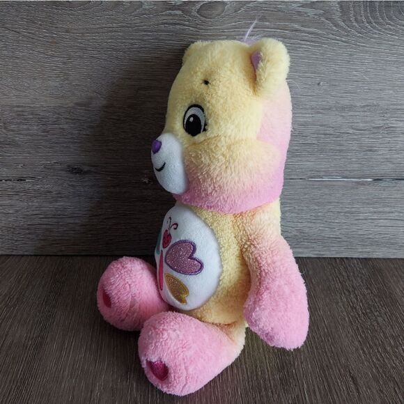 Care Bears Medium Plush Calming Heart Bear Plush Soft 14” Tall Butterfly - Picture 3 of 5